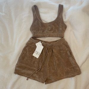 Zara Terrycloth Matching Set